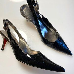 Sergio Zelcer Patent Leather Heels Sz 9